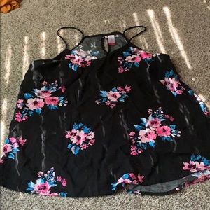 Flower tank top